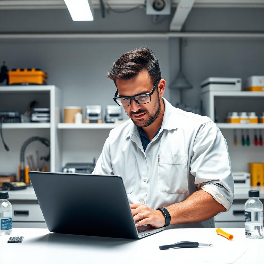 Reparo de notebooks com laboratório equipado